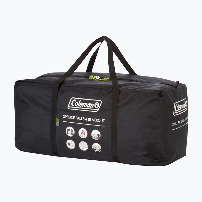 Coleman Spruce Falls 4 személyes kemping sátor Blackout zöld 6