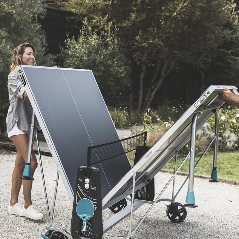 Asztalitenisz asztal Cornilleau 200X Outdoor szürke 115301 9