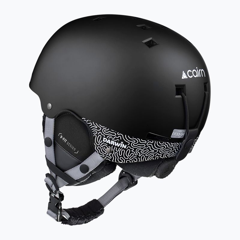 Gyerek sísisak Cairn Darwin Jr matte black 2