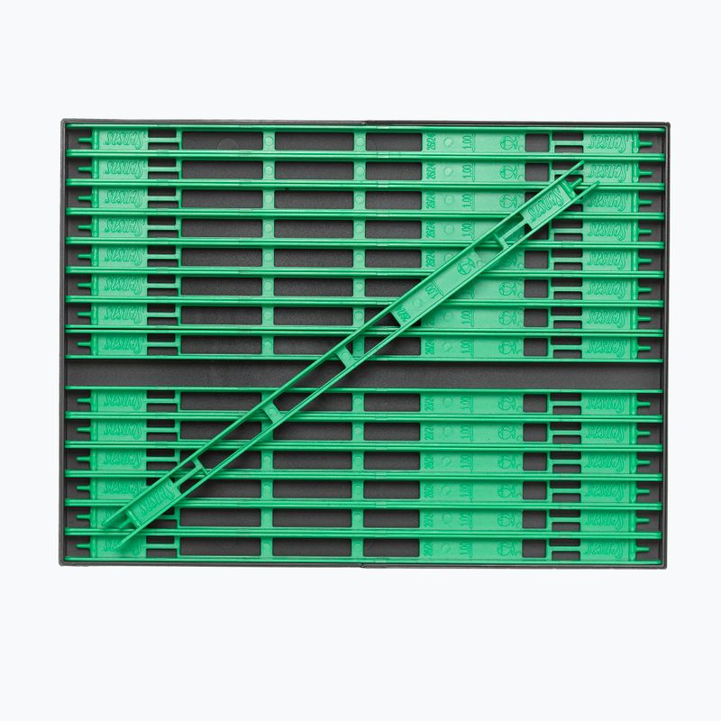 Sensas doboz + tekercsek 30 db fekete-zöld 03258