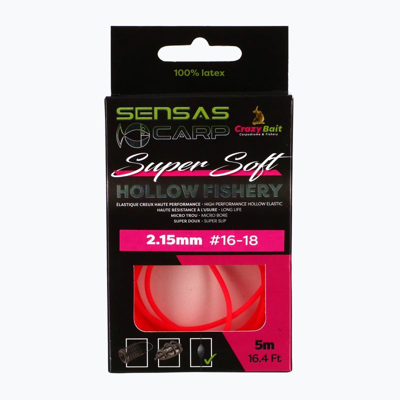 Sensas Hollow Fishery Super Soft bot lengéscsillapító piros 54504