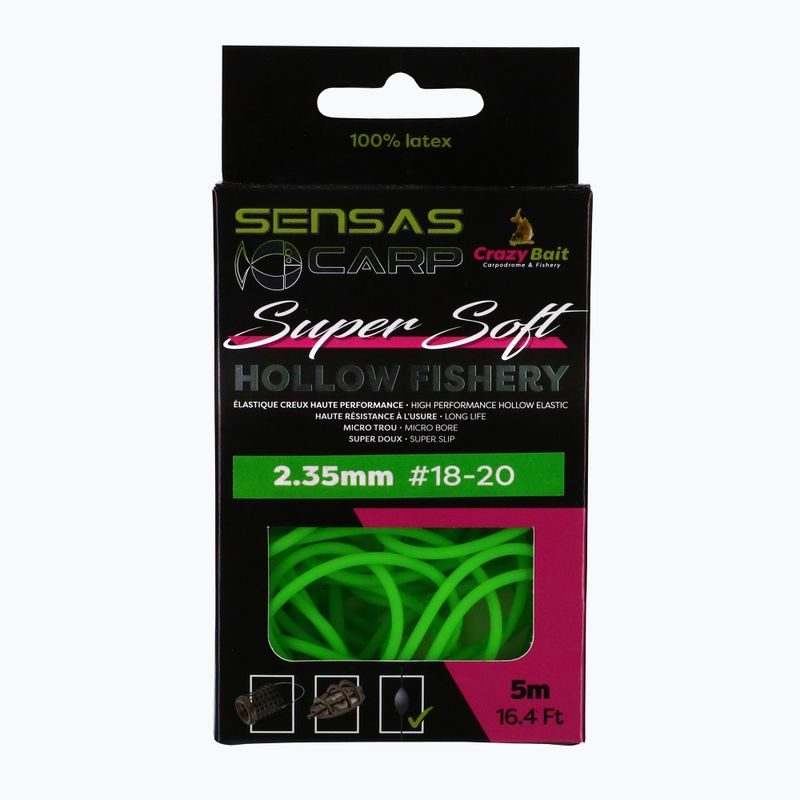 Sensas Hollow Fishery Super Soft bot lengéscsillapító zöld 54505