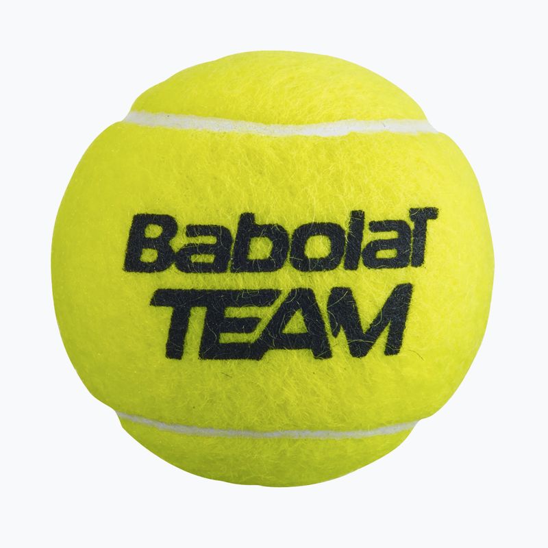 Piłki tenisowe Babolat Team 4 db yellow 3