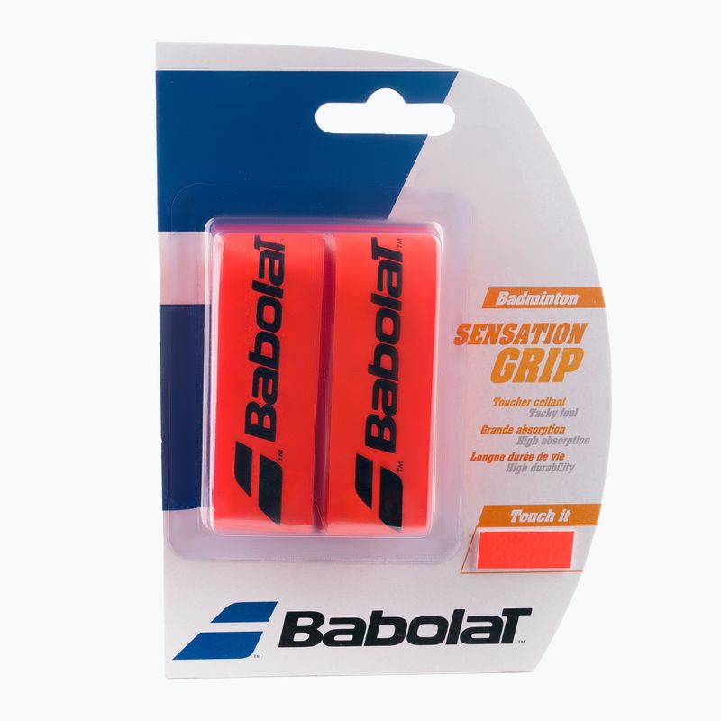 BABOLAT bad.Grip Sensation x2 piros 154941 Tollaslabda ütő dákó