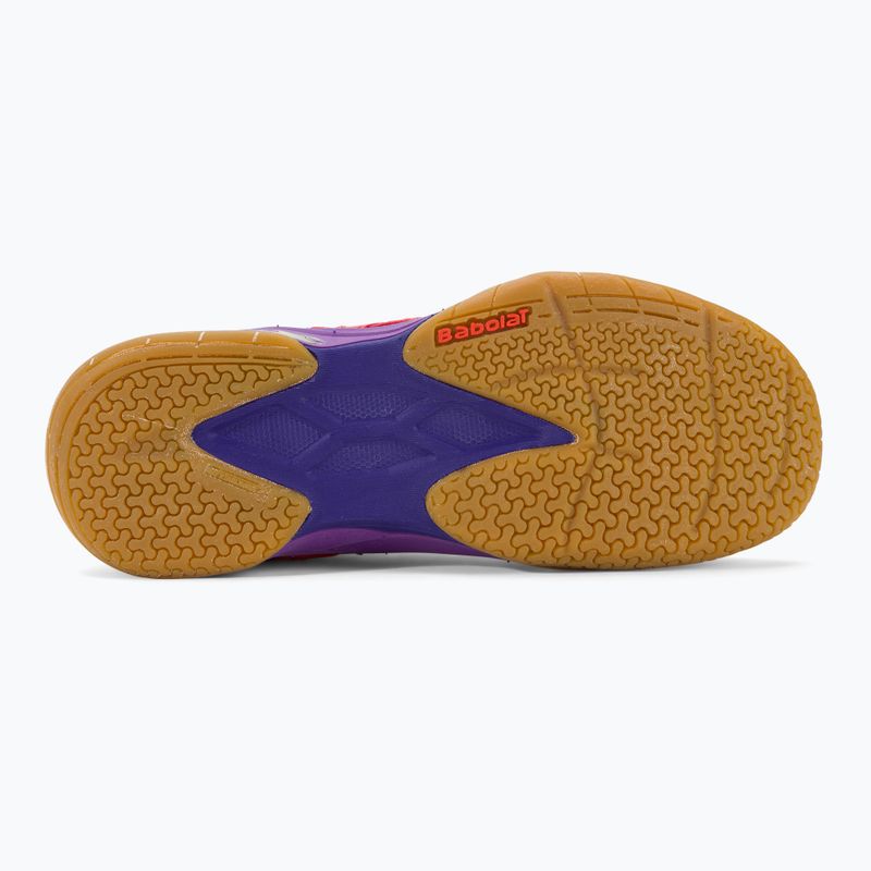 Női tollaslabda cipő Babolat 18 Shadow Team rózsaszín/lila 6