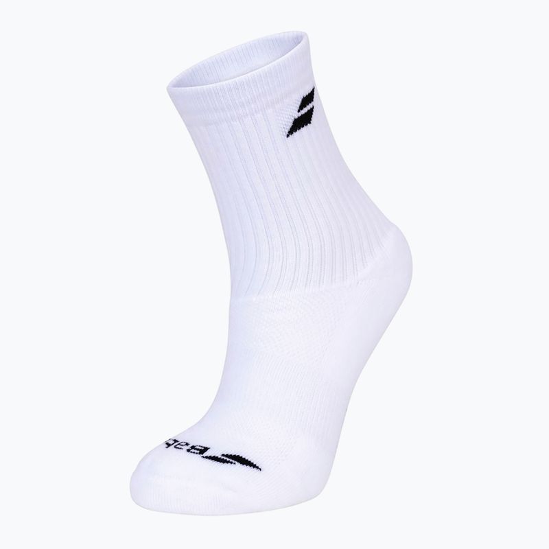 Zokni Babolat 3 darab white/white