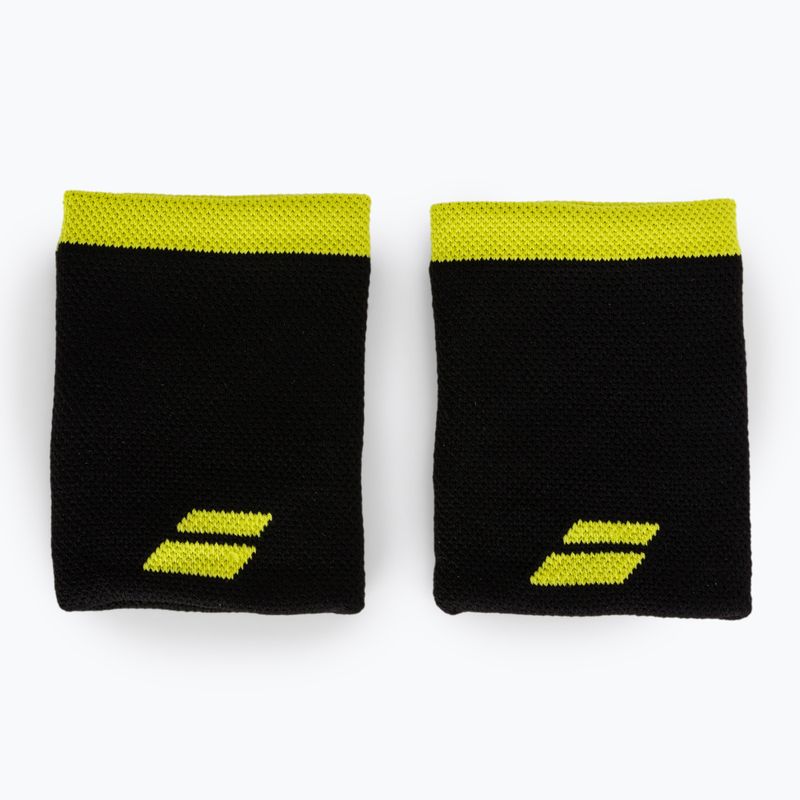 BABOLAT Logo Jumbo csuklópánt fekete/sárga 5UA1262 2