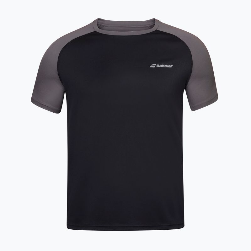 Férfi tenisz póló BABOLAT Play Crew Neck Fekete 3MP1011