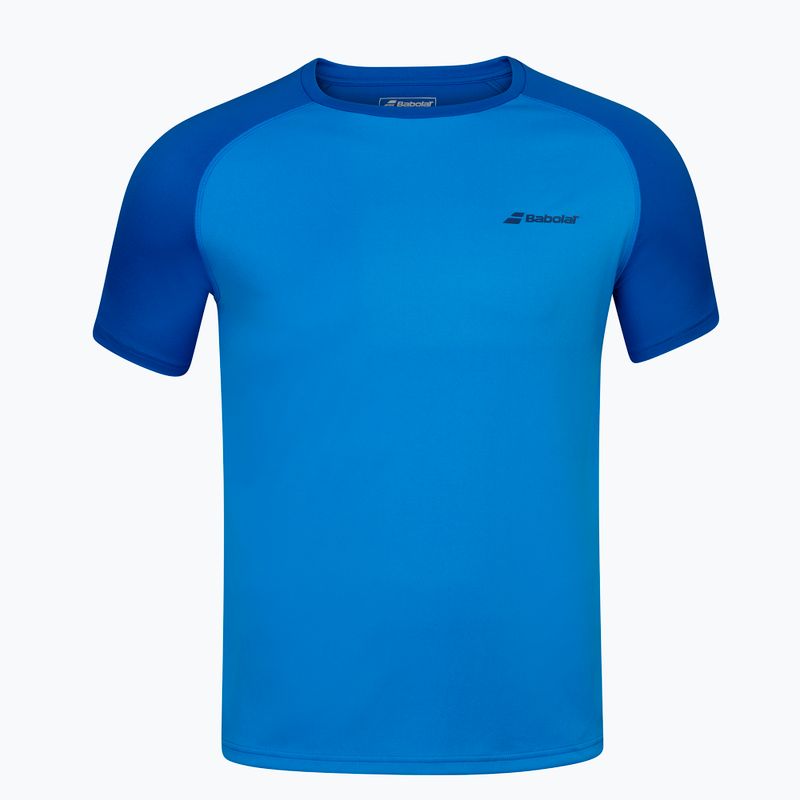 Fiú BABOLAT Play Crew Neck kék Aster 3MP1011