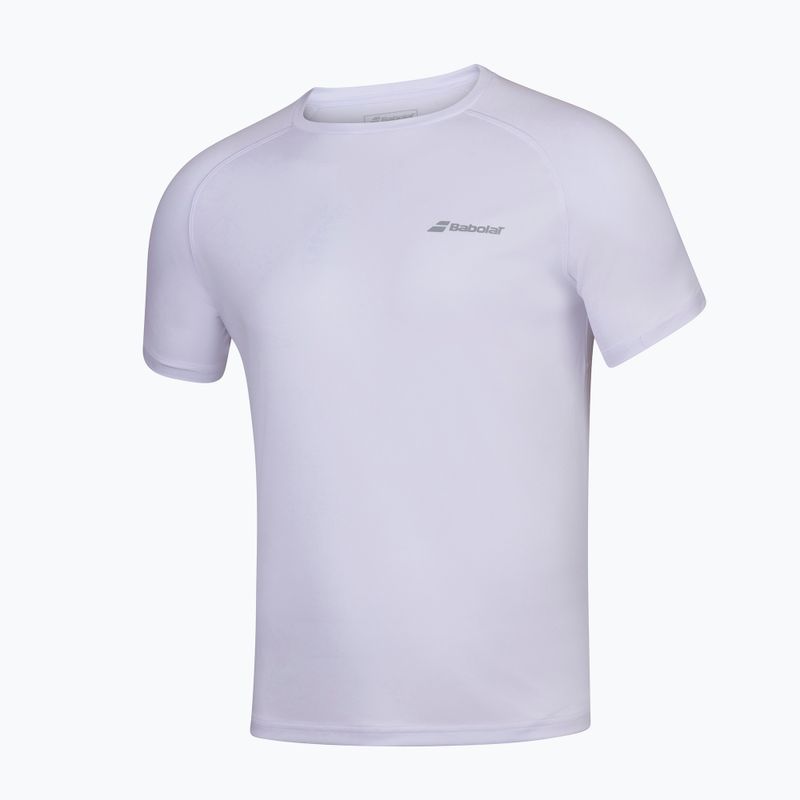 Fiú BABOLAT Play Crew Neck póló Fehér 3BP1011 2