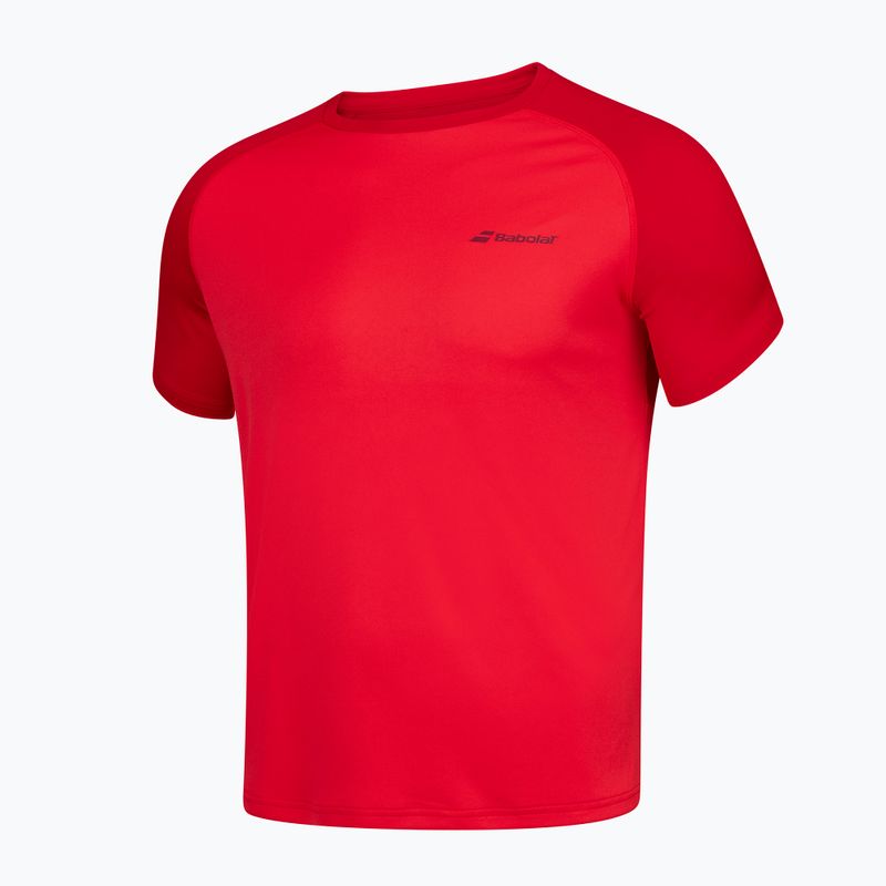 Fiú BABOLAT Play Crew Neck póló piros 3BP1011 2