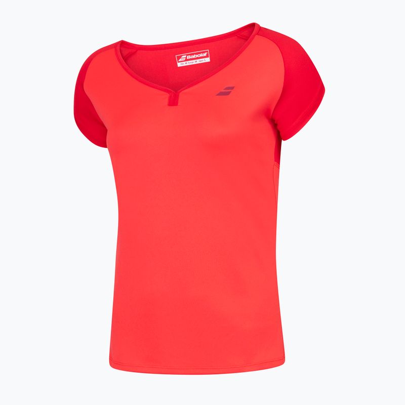 Női BABOLAT Play sapka ujjú póló piros 3WP1011 2
