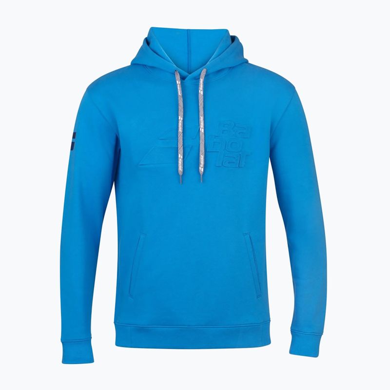 Férfi pulóver  Babolat Exercise Hood Sweat blue aster