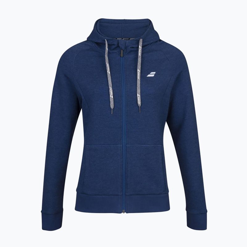 Női tenisz pulóver Babolat Exercise Hood estate kék heather 5