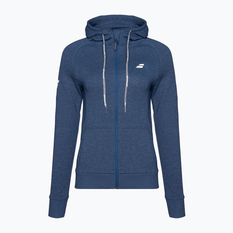 Női tenisz pulóver Babolat Exercise Hood estate kék heather