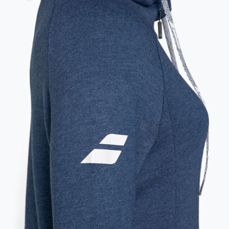 Női tenisz pulóver Babolat Exercise Hood estate kék heather 4