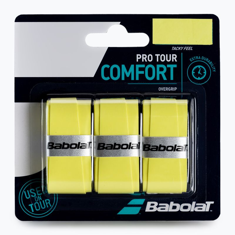 BABOLAT Pro Tour X3 teniszütő tekercsek sárga 653037