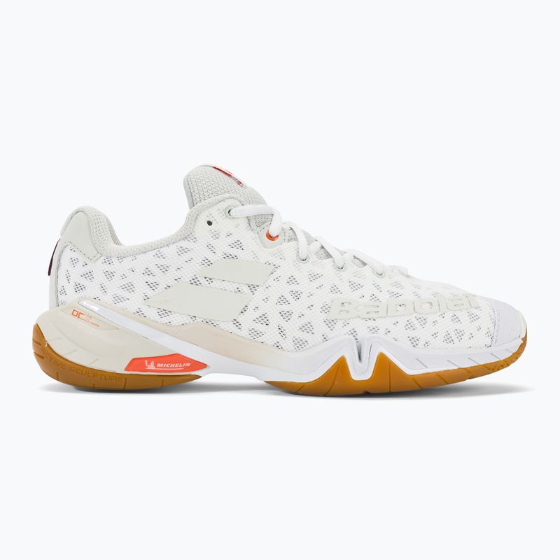 Férfi tollaslabda cipő Babolat 22 Shadow Tour fehér/világosszürke 2