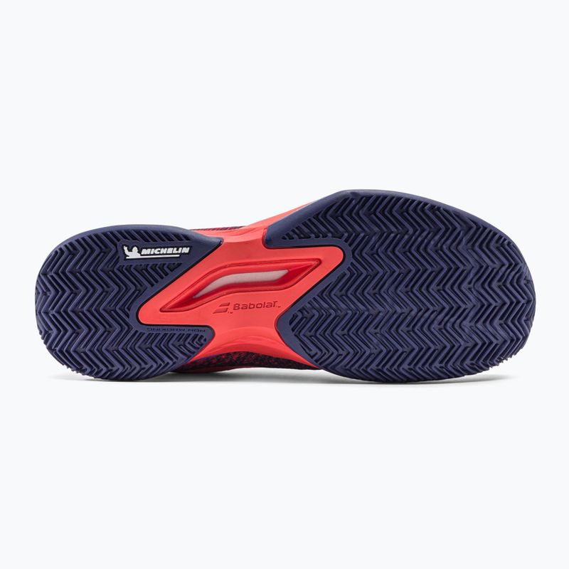 Gyermek teniszcipő BABOLAT 22 Jet Mach 3 Clay kék szalag 33S22730 4