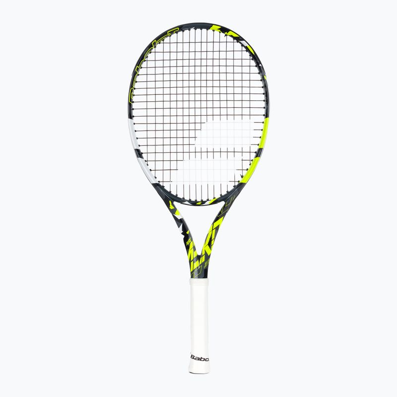 Babolat Pure Aero Junior 26 gyermek teniszütő szürke-sárga 140465