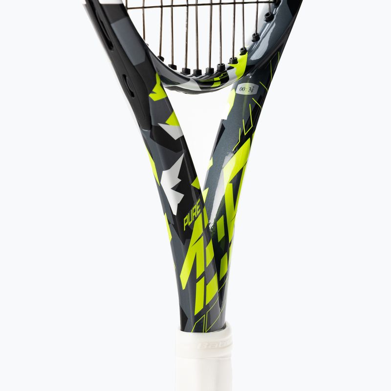 Babolat Pure Aero Junior 25 gyermek teniszütő szürke-sárga 140468 4