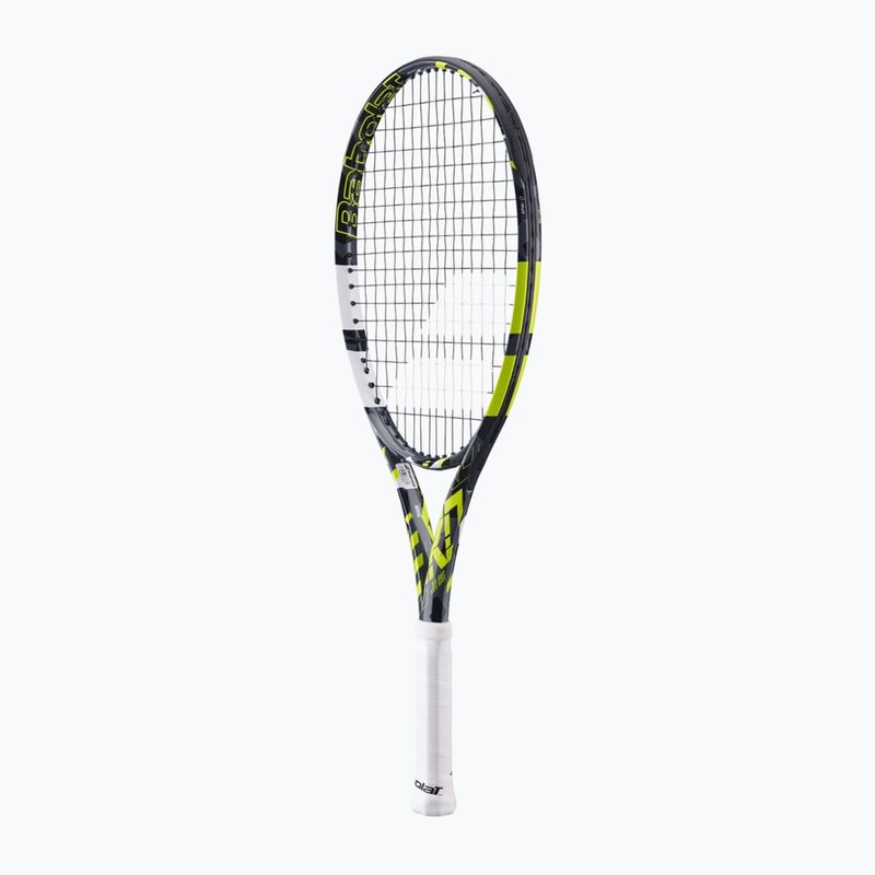 Babolat Pure Aero Junior 25 grey/yellow/white gyermek teniszütő 3