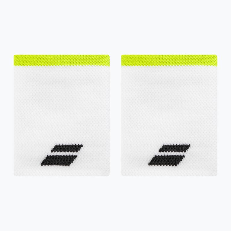 Babolat Logo Jumbo csuklópánt 2 db fehér 5UA1262 2