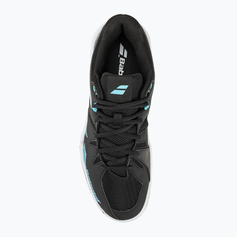 Férfi badminton cipő Babolat Shadow Spirit black/light blue 5