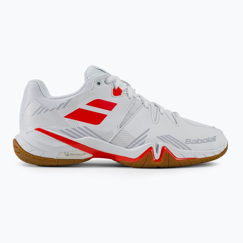 Női badminton cipő Babolat Shadow Spirit white/lavender 2