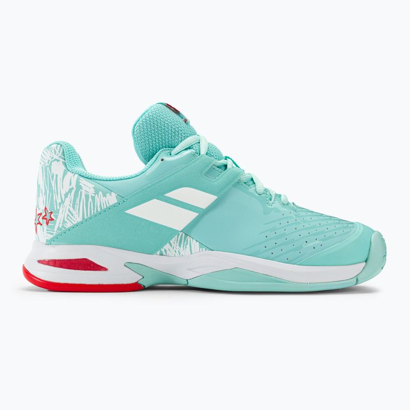Babolat Propulse All Court JR gyermek teniszcipő yucca/fehér 2