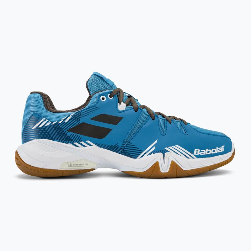 Férfi badminton cipő Babolat Shadow Spirit blue/black 2
