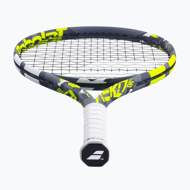 Babolat Aero Junior 26 szürke/sárga/fehér gyermek teniszütő 9