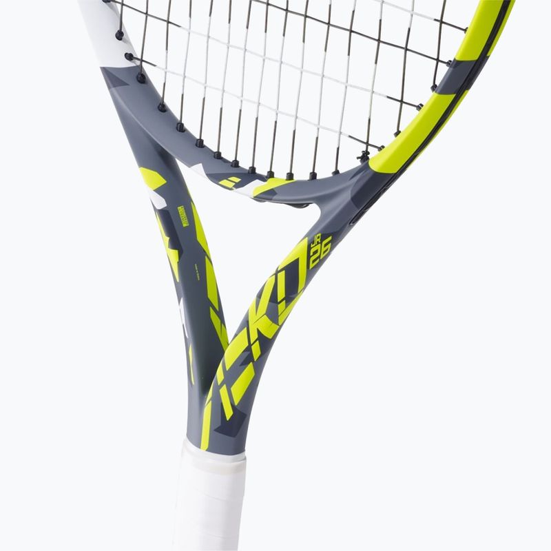 Babolat Aero Junior 26 szürke/sárga/fehér gyermek teniszütő 11