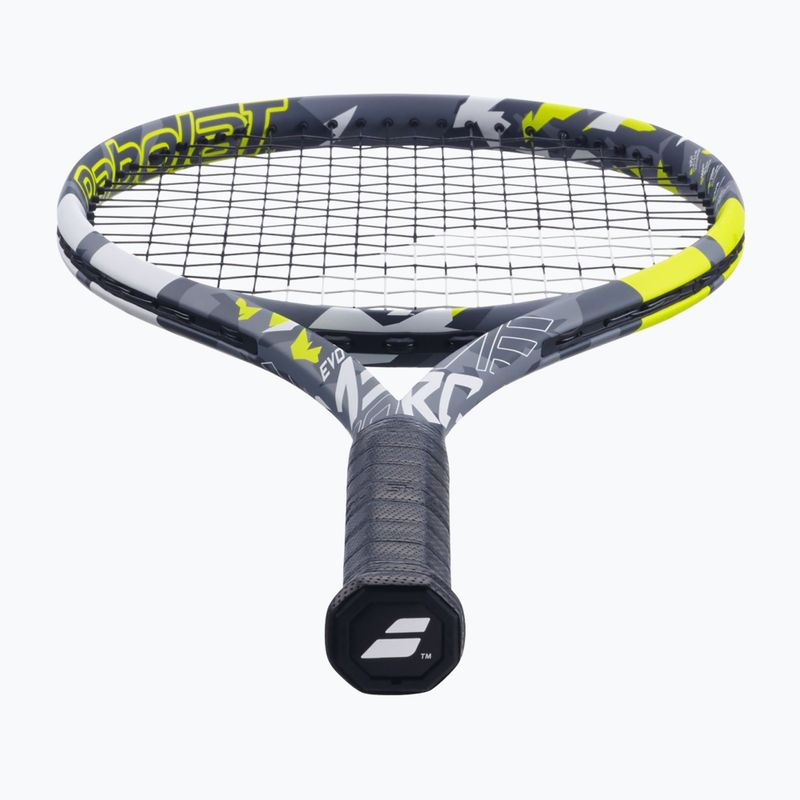 Babolat Evo Aero grey/yellow/white teniszütő 3