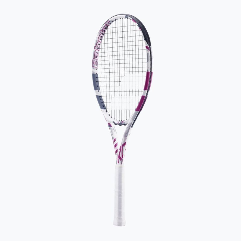 Teniszütő Babolat Evo Aero Lite Pink fehér/rózsaszín teniszütő 2