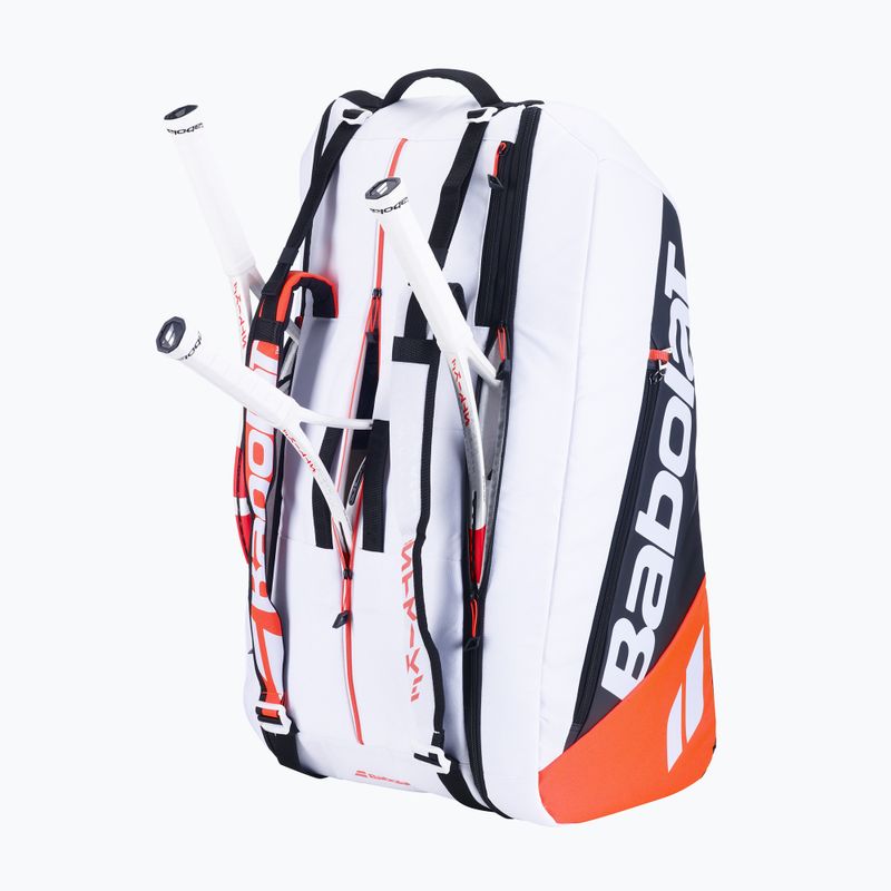Tenisztáska Babolat RH X12 Pure Strike 4gen 100 l white/black/red 4