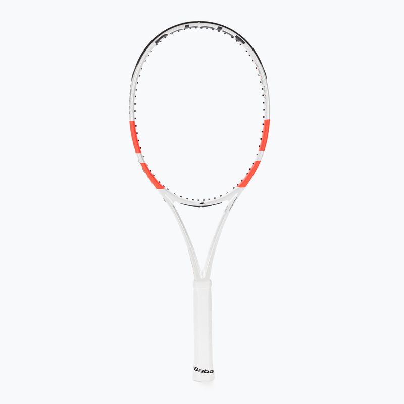 Babolat Pure Strike 100 teniszütő fehér/vörös/fekete