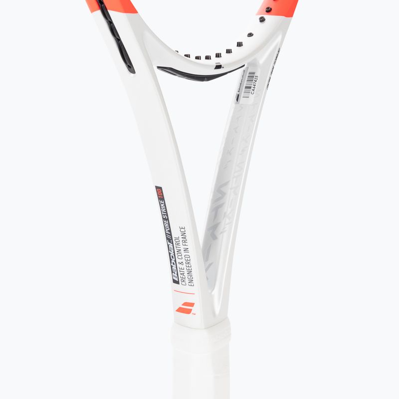 Babolat Pure Strike 100 teniszütő fehér/vörös/fekete 4