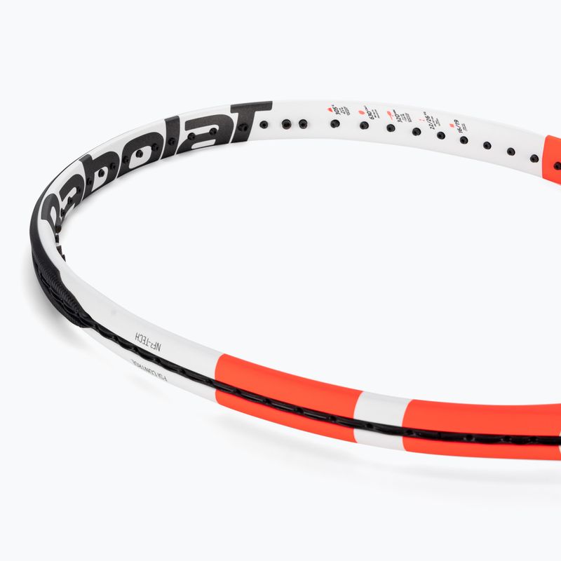 Babolat Pure Strike teniszütő 16/19 fehér/vörös/fekete 5