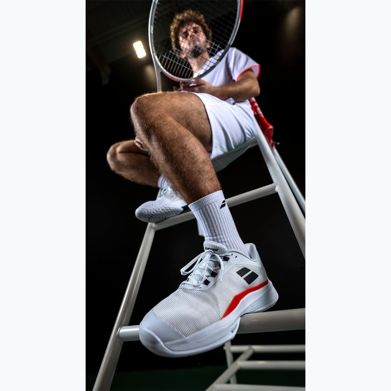 Férfi teniszcipő Babolat Jet Tere 2 All Court white/strike red 8
