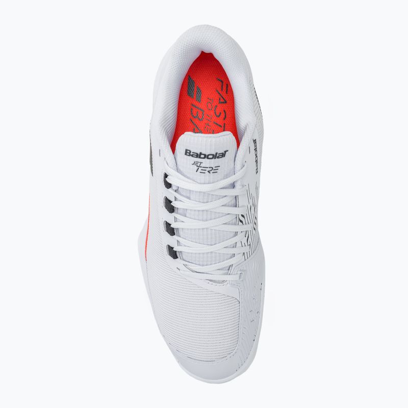 Férfi teniszcipő Babolat Jet Tere 2 All Court white/strike red 5