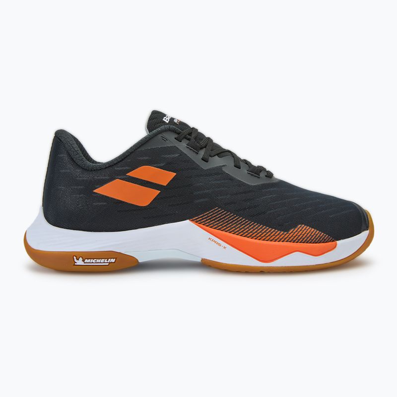 Cipő do badmintona férfi Babolat Shadow Tour 5 black/ orange 2