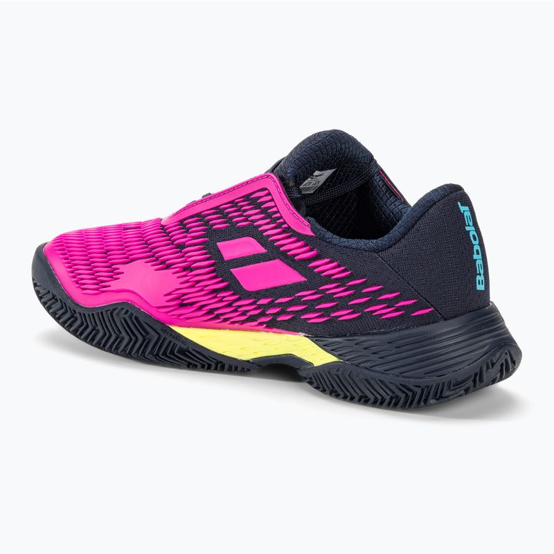 Babolat Propulse Fury 3 Clay sötétkék/rózsaszín aero férfi teniszcipő 3
