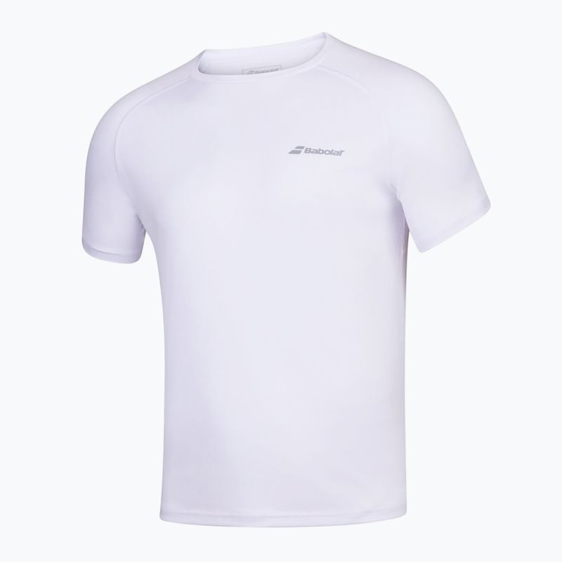 Gyerek póló Babolat Play Crew Neck white/white 2