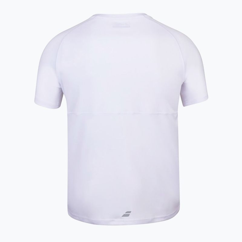 Gyerek póló Babolat Play Crew Neck white/white 3