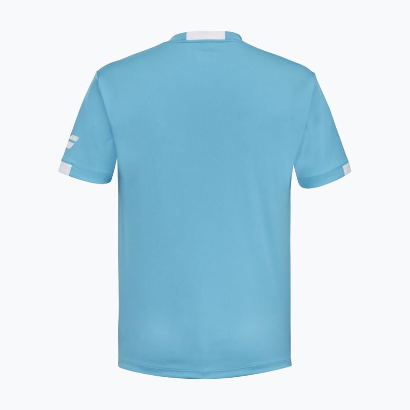Babolat Play Crew Neck Jr gyermek póló ciánkék 2