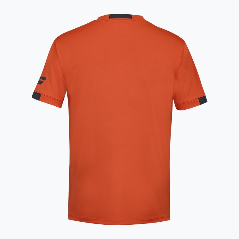 Babolat Play Crew Neck Jr fiesta piros gyermek póló 2
