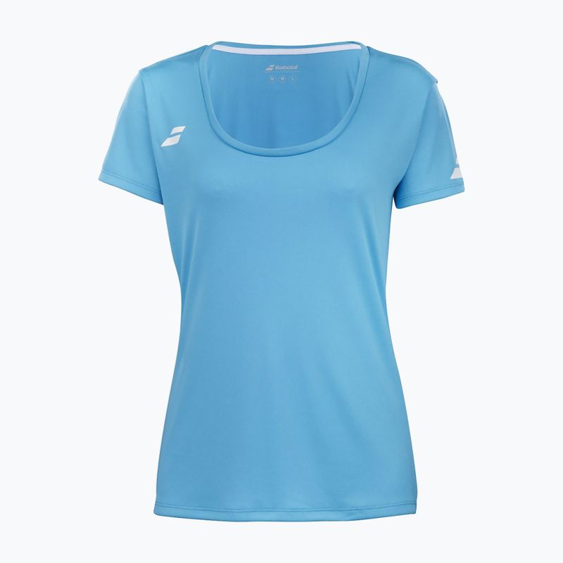 Női póló Babolat Play Cap Sleeve Top cyan blue