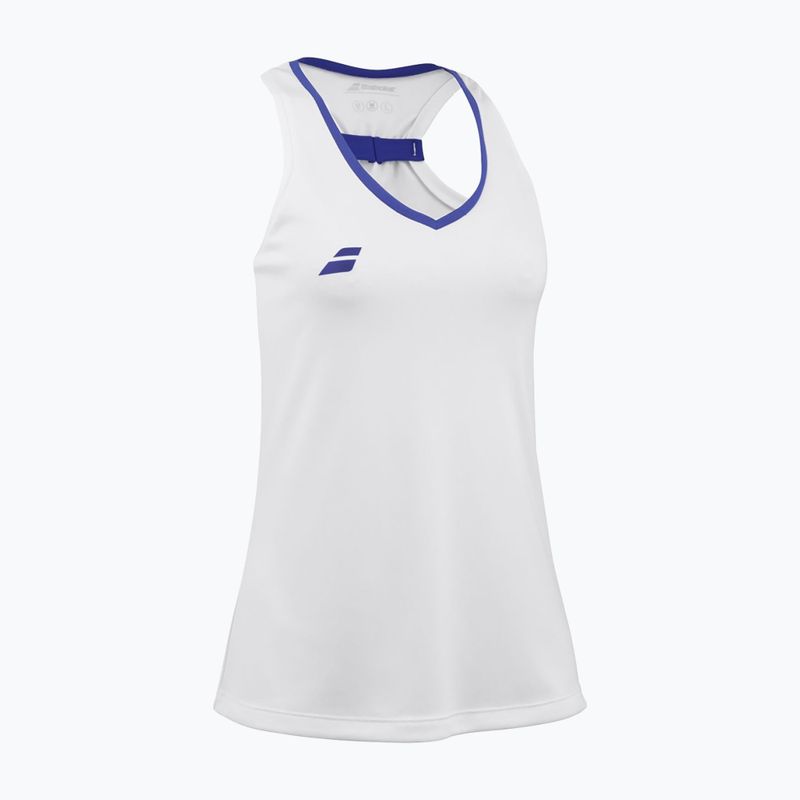 Babolat Play gyermek tank top fehér/ fehér 3