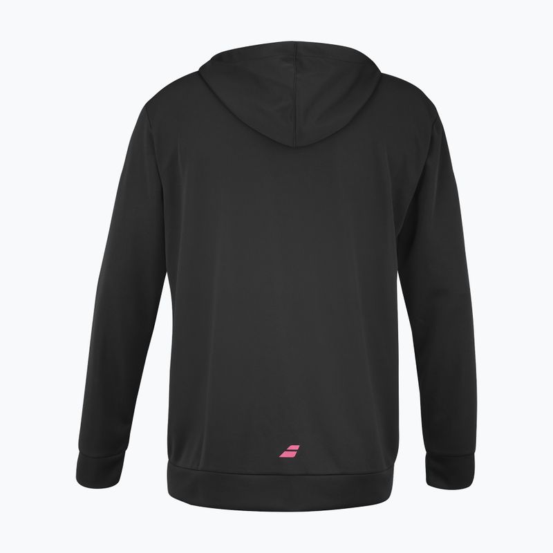 Férfi teniszpulóver Babolat Padel Hood Sweat black/black 2